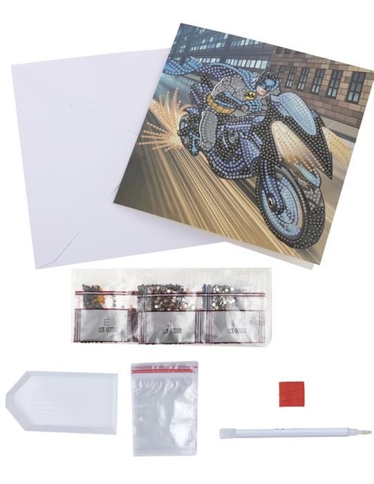 CCK-DCU301 Batman DC Series Crystal Art Card Kit Contents