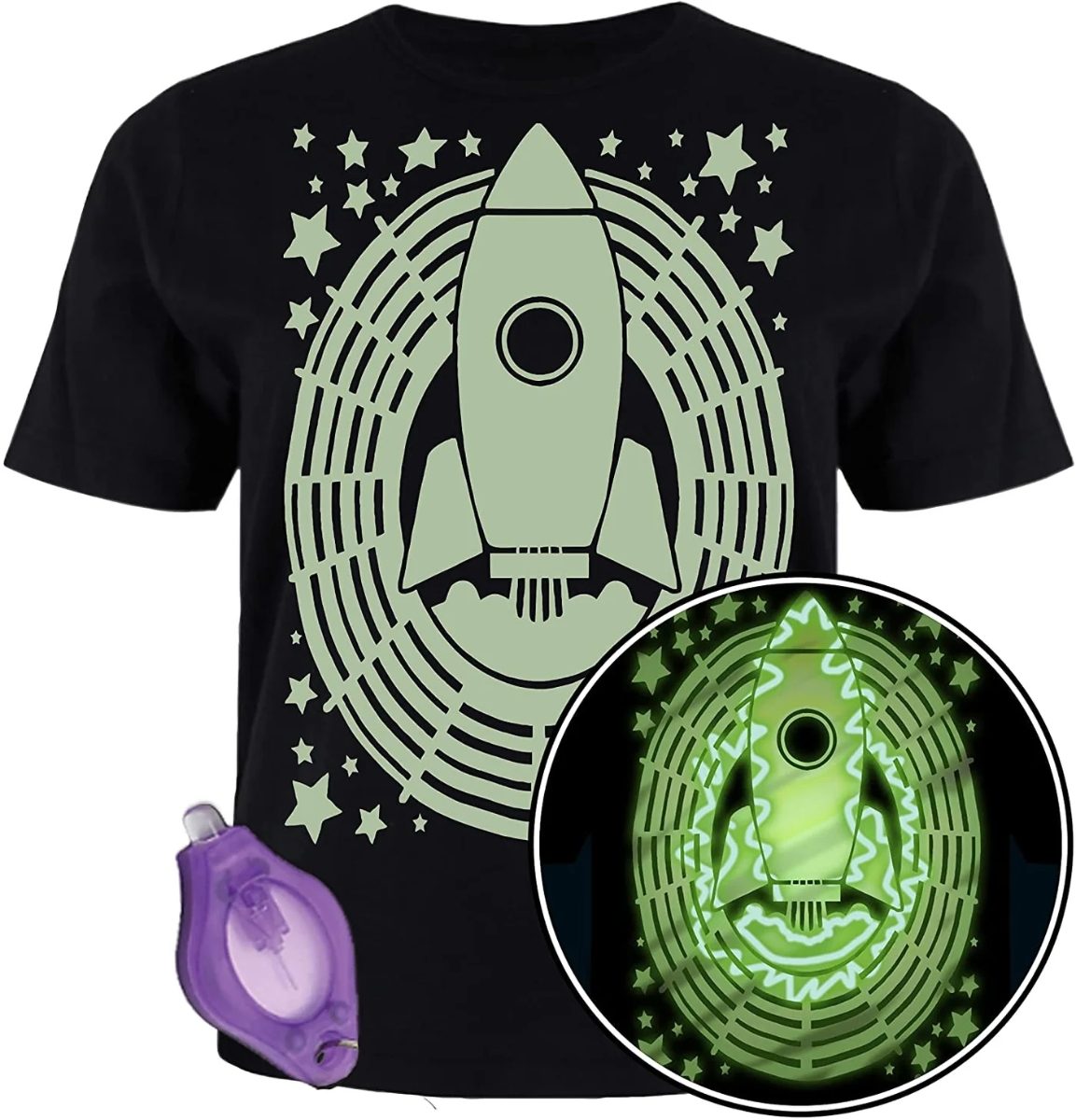 SPACE GLOW COLOUR IN T-SHIRT AGED 5 - 6