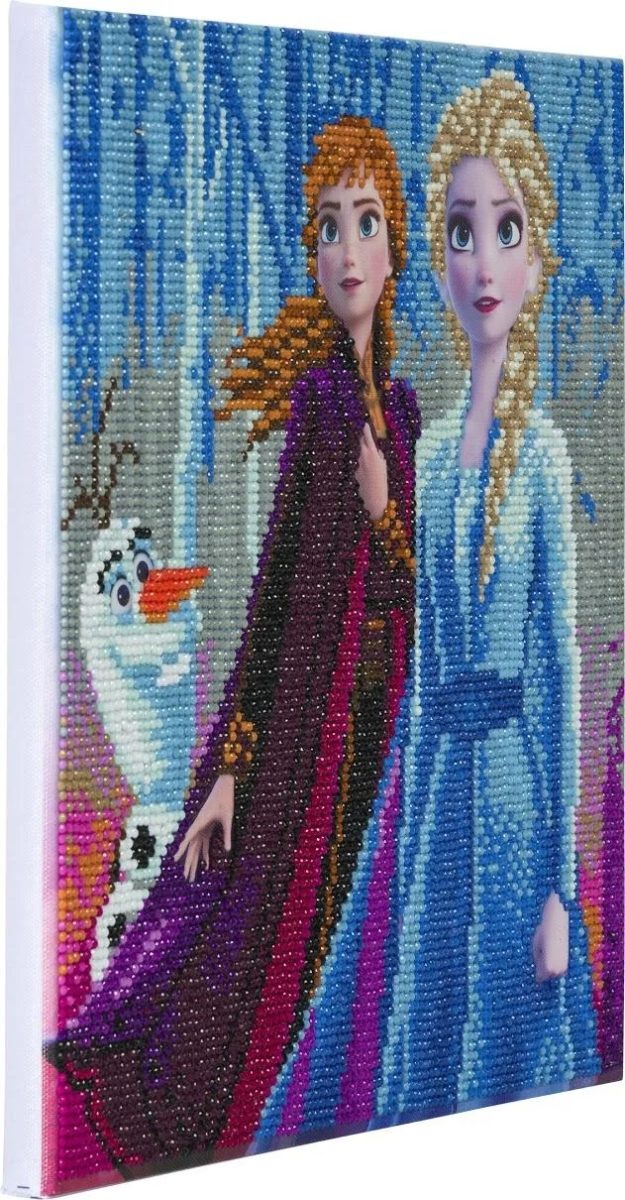 Elsa, anna & Olaf - Crystal Art Kit 30 x 30cm