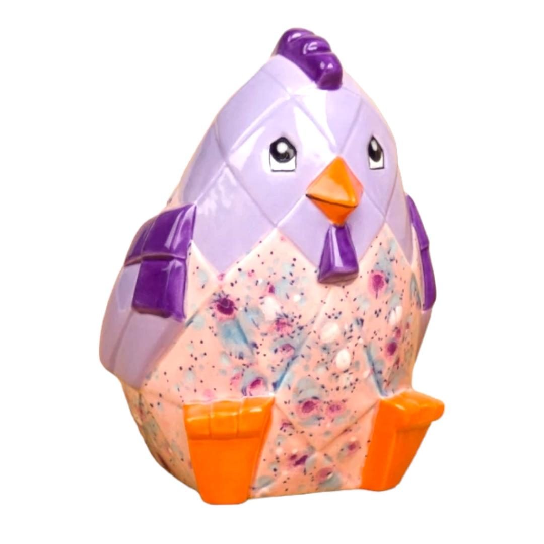 MB1603 Chicken Facet-ini Ceramic Blank Bisqueware Paint Your Own