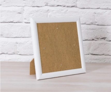 White Frame 21 x 21cm for Crystal Art Card