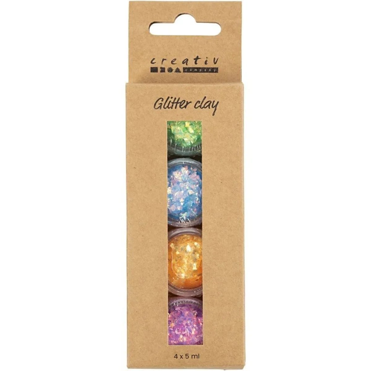 CH78742 Glitter Clay Iridescent Colours Package