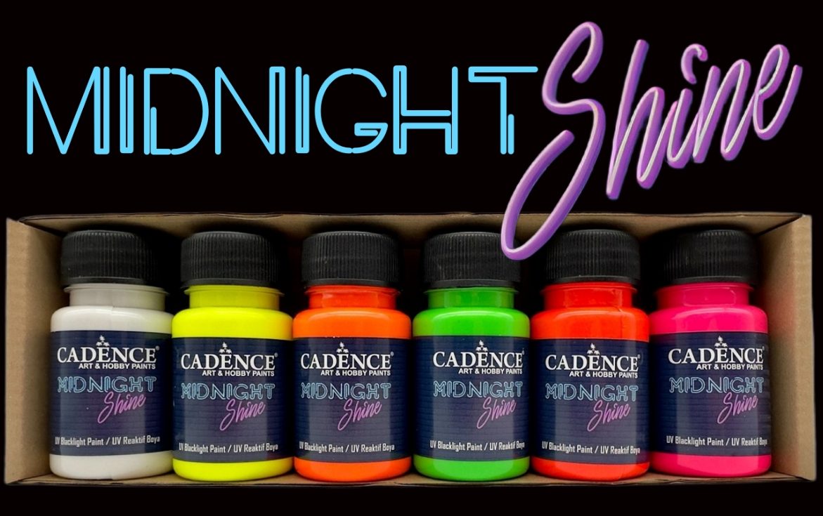 Midnight Shine UV Paint Set (6 colours)