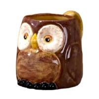 4150 Owl Mug- Unpainted Ceramic Blank Bisqueware Paint Your Own Pottery