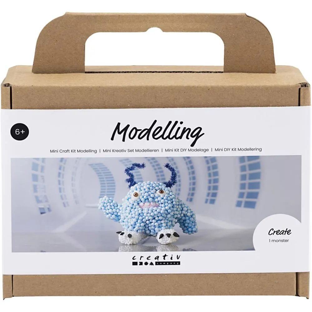 CH977652 Modelling Craft Kit Foam Clay Silk Clay Air Dry Kit Monster Bobby