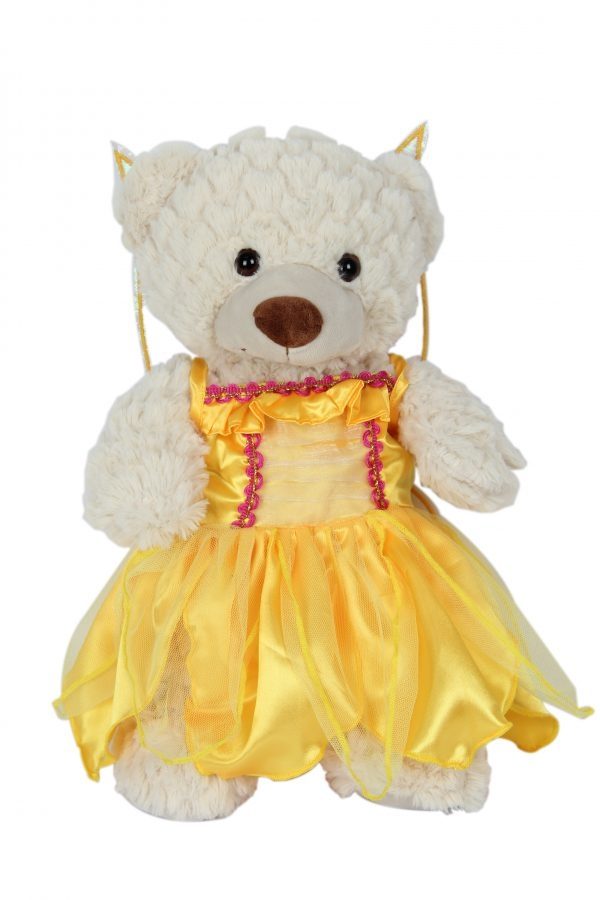 Yellow Butterfly Dress (for Teddytastic 16 Inch Bears)