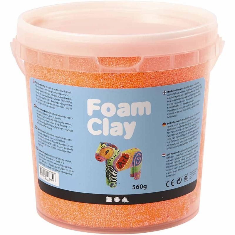 ch78828 Neon Orange Foam Clay