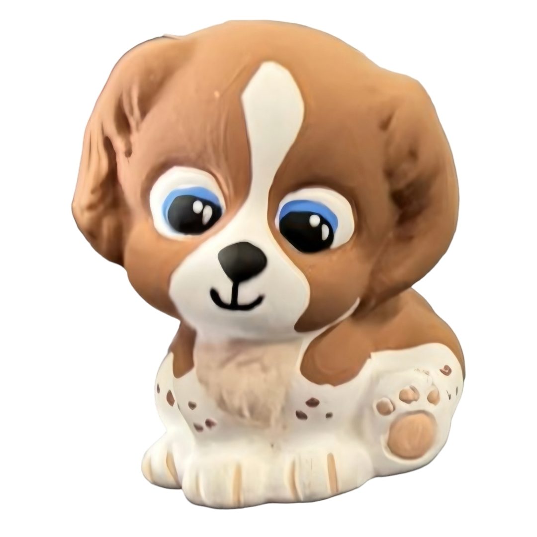 Puppy Dog Cutie- Cromartie Bisqueware Ceramic Blank Bisque Paint Your Own Pottery Collectible PYOP