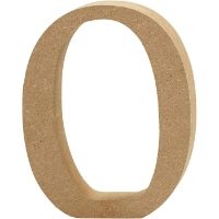 CH56338 Number 0 MDF for Arts and Crafts