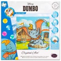 Dumbo's Bath- Disney Crystal Art Canvas Kit 30x30cm