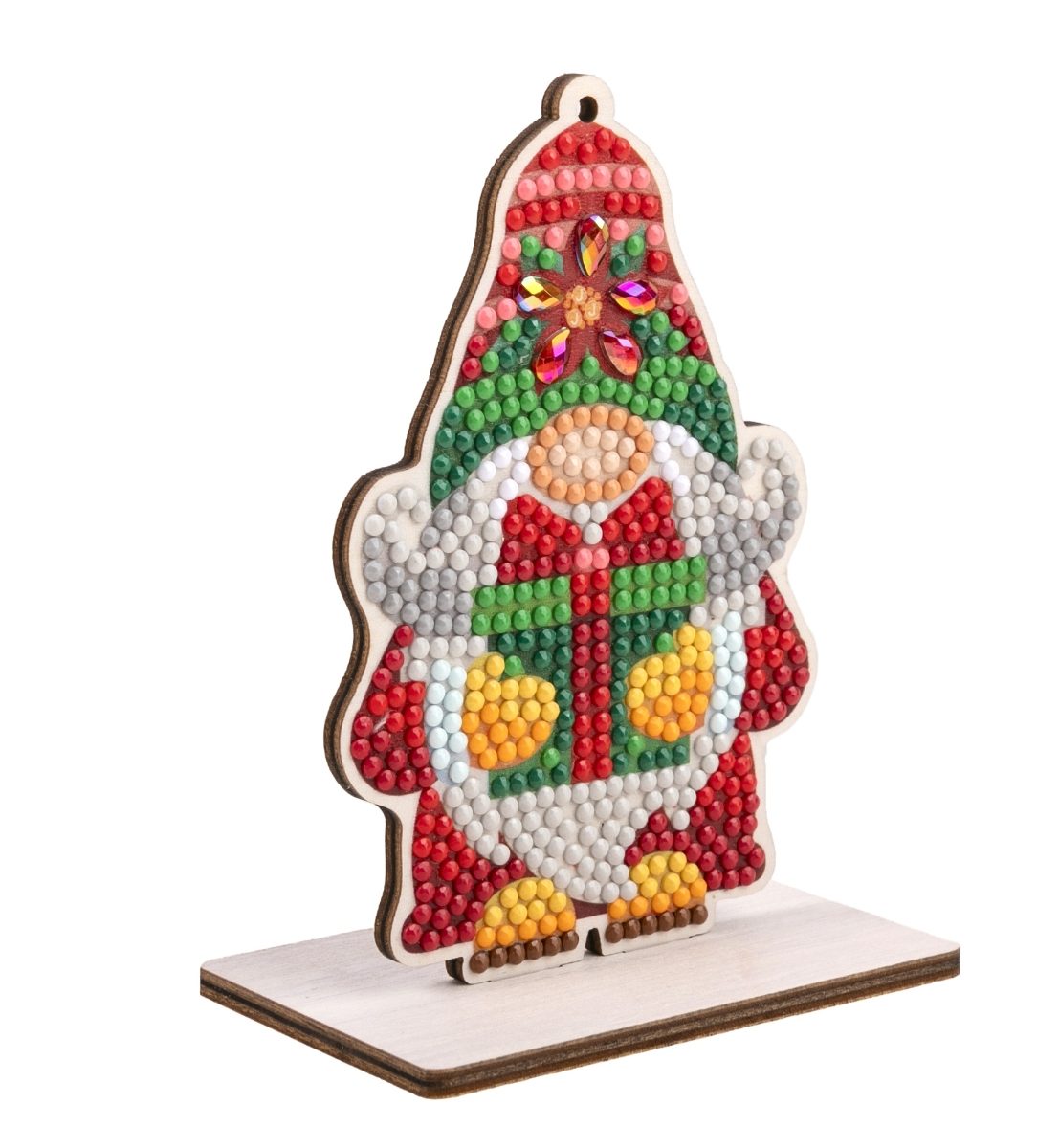 CAFGR-GEN028 Gnome- Crystal Art Buddy Kit 