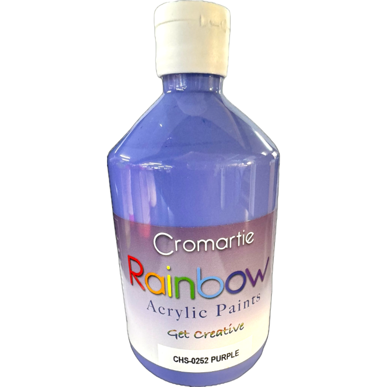 Purple- Cromartie Rainbow Acrylic Paint 500ml