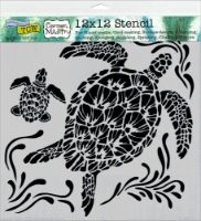 TCW610 Sea Turtle Craft Acrylic Stencil