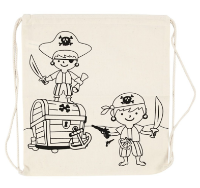 CH499651 Pirates Drawstring Bag 37 x 41cm