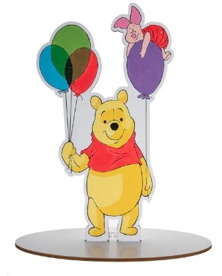 PBNBUD-DNY001-Winnie the Pooh Paint By Numbers Buddy- Finished