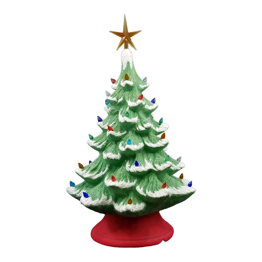 5144 Small Christmas Tree PYOP Ceramic Blank Bisqueware