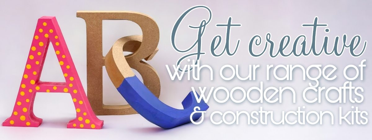 Wooden Craft Kits MDF Letters