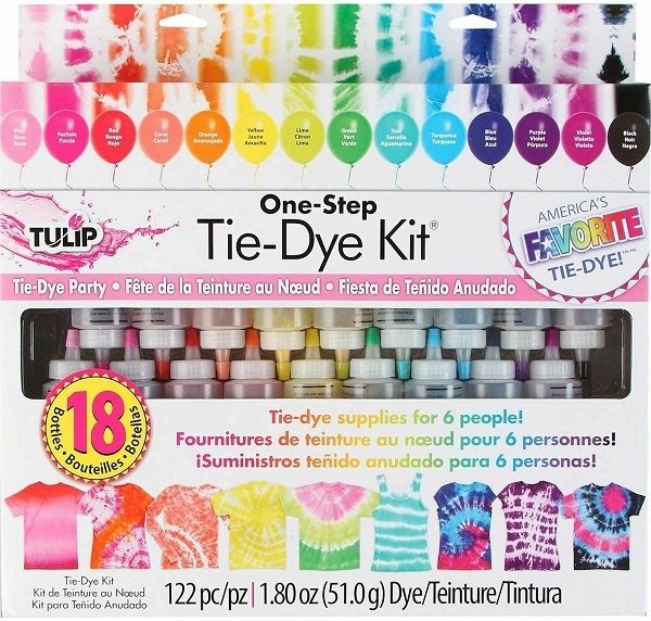 Tulip® One-Step XLG Tie Dye Kit for 6 