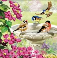 Birds - Crystal Art Card Kit 18x18cm