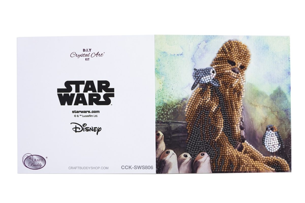 Chewbacca- Star Wars Crystal Art Card Kit 18x18cm