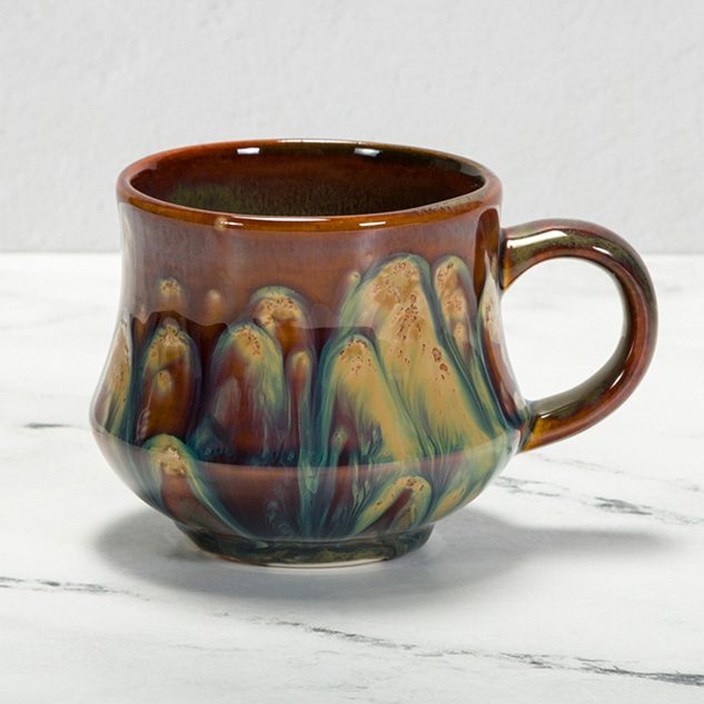 SB134 Hippy Mug- Stoneware Bisque Blank brown