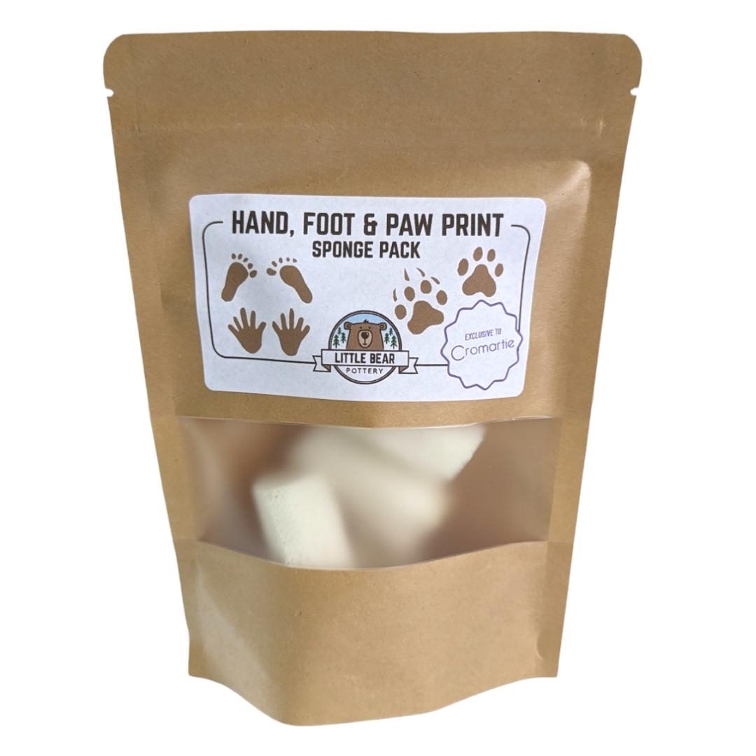 Hand, Foot and Paw Print Sponge Stamps (6 assorted)