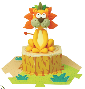 Lion - Jumping Clay Modelling Kit