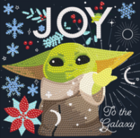 Joy to the Galaxy - Star Wars Crystal Art Card Kit 18 x 18cm