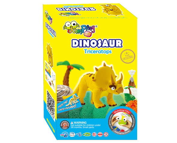 Triceratops - Jumping Clay Modelling Kit