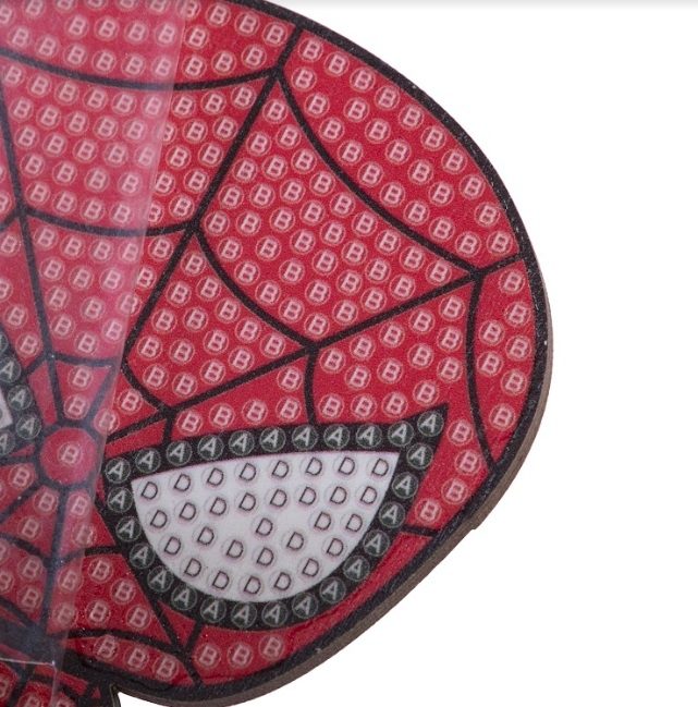 Spiderman- Marvel Crystal Art Buddy Kit 11 x 8cm approx