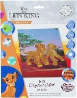 Simba & Nala - Disney Crystal Art Card Kit 18cm