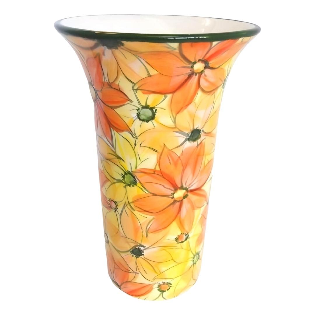 Trumpet Vase- Unpainted Ceramic Bisque Blank Paint Your Own Pottery
