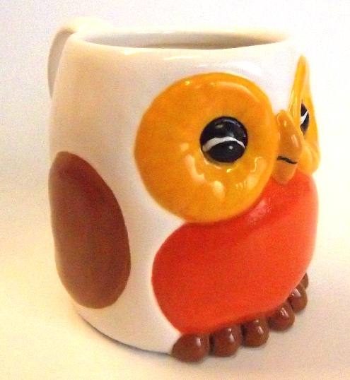 4150 Owl Mug from side