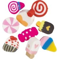 CH696080 Figure Beads for Jewellery, Candy Cakes and Ice Cream, Close Up