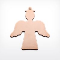 H440 Copper Blank for Enamelling- Angel with Lug