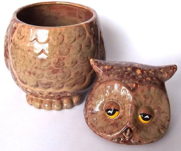 4157 owl cookie jar without lid