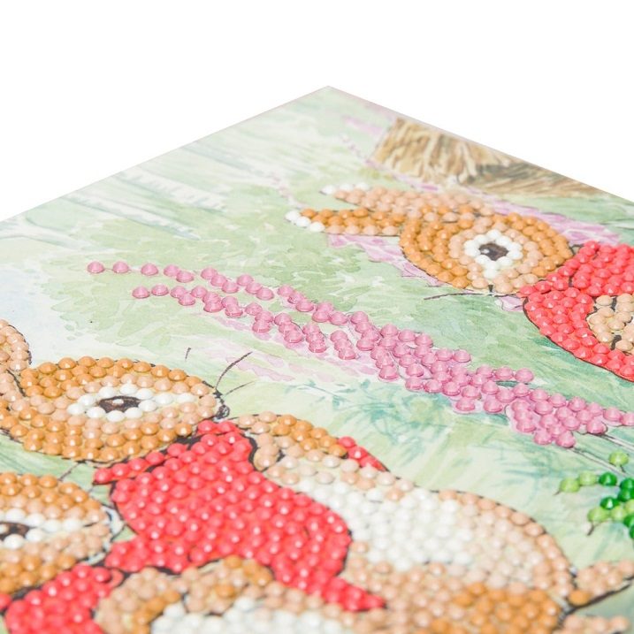 The Flopsy Bunnies 18x18cm Crystal Art Card Kit