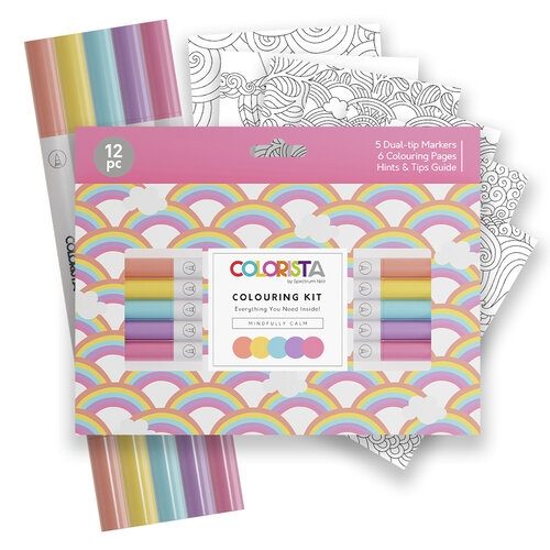 Mindfully Calm - Colouring Kit (12 pc)