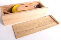CH6051E Wooden Tool Kit lid off
