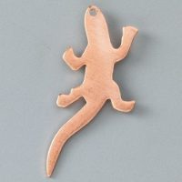 9931142 Copper Pendant- Lizard- Enamelling Accessories