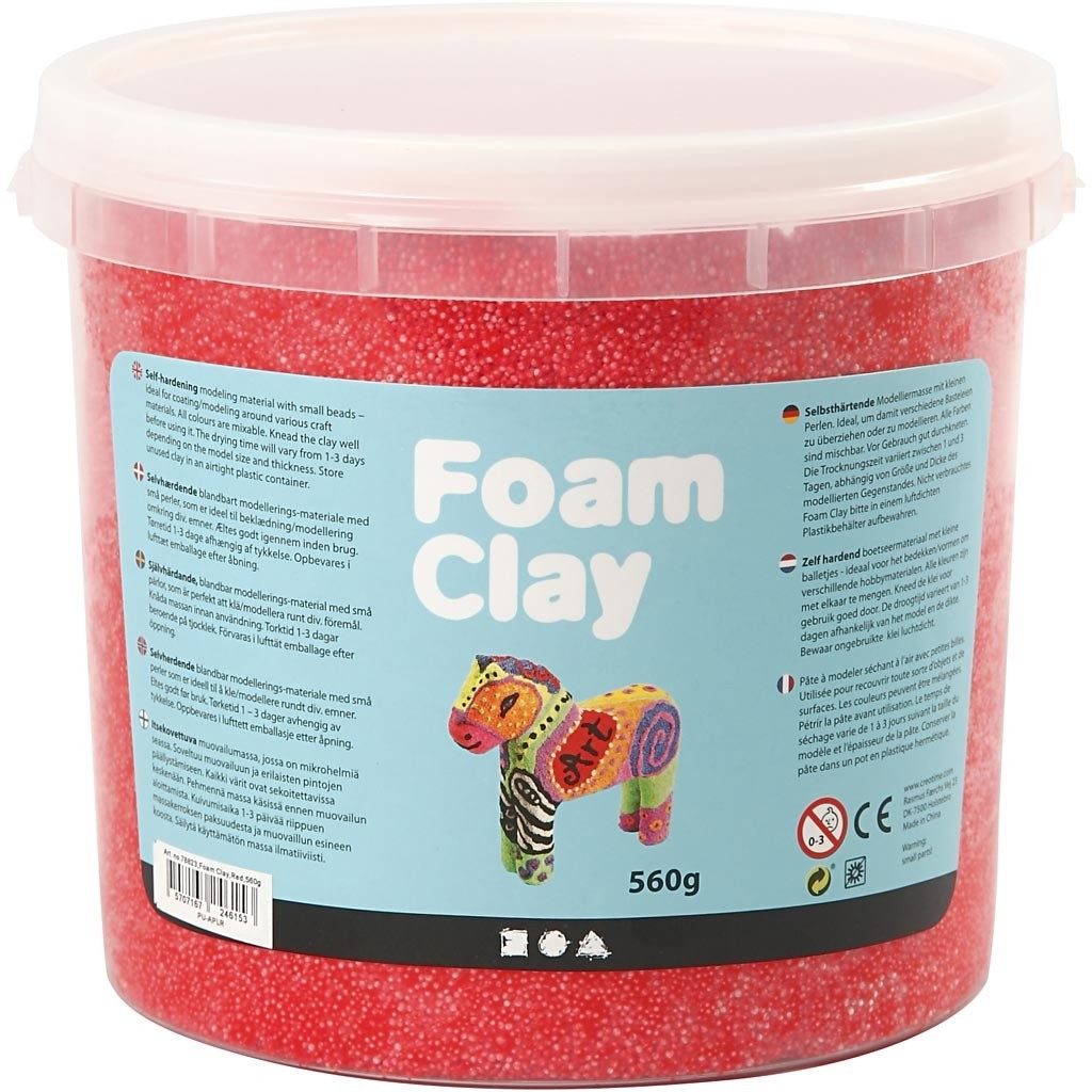 ch78823 Red Foam Clay