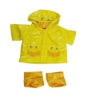 Duck Raincoat Teddytastic Outfit (Fits 16 Inch Bears)