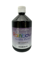 Black- Cromartie Rainbow Acrylic Paint 500ml