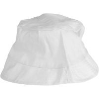 Bucket Hat White 54cm for fabric decorating
