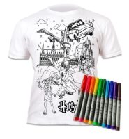 Harry Potter Colour In T-Shirt & Pens