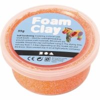 CH78928 Neon Orange Foam Clay 35g