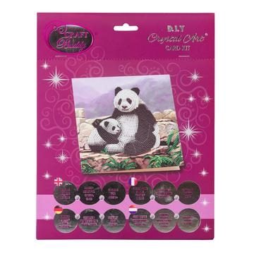 CCK-A44 Panda Crystal Art Card Kit pack