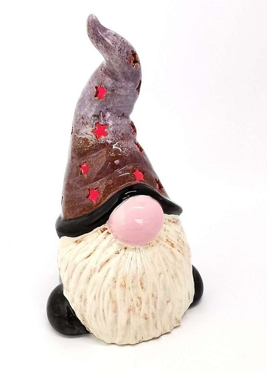 Tall Hatted Gnome Lantern 5342