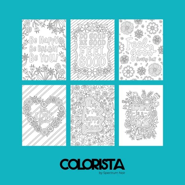 Feelgood Florals - Colouring Kit (12 pc)
