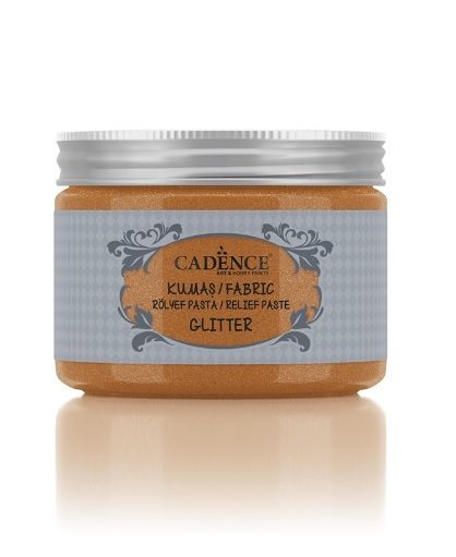 Copper Glitter Relief Fabric Paste 150ml